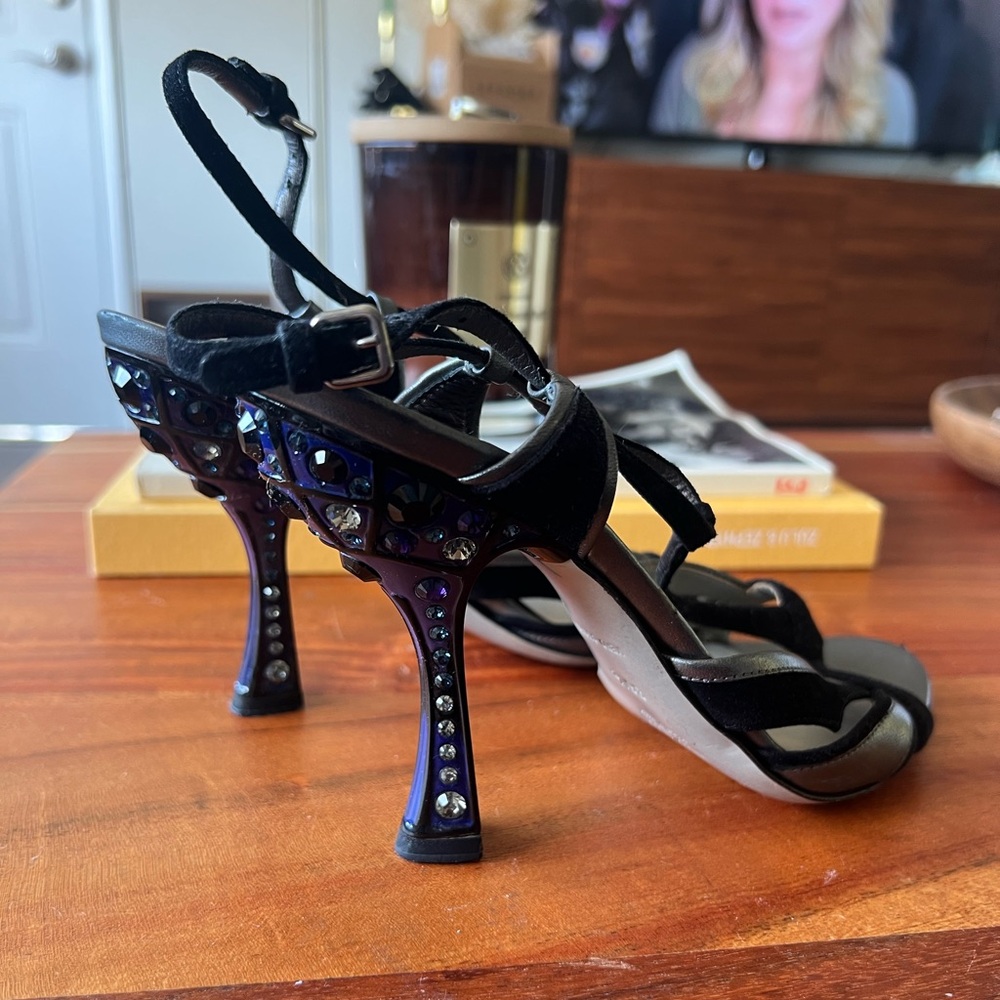 Miu Miu Jeweled Sandals